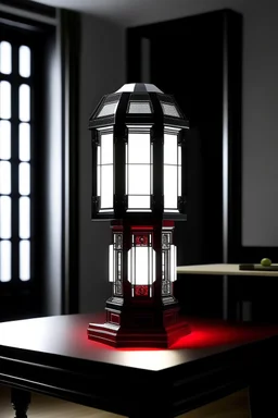 gaming table lamp inspired by palace, modern design,