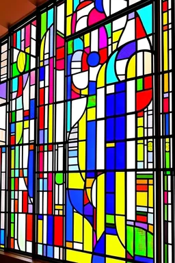 "Boo-Boo-Boo"; Bauhaus; Street Art; Stained Glass