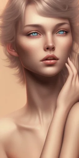 Realistic girl photo, full body, super detail, Porn model, short hair, curly hair, golden gray hair, 16k resolution, super hd, 4000 Pixel,