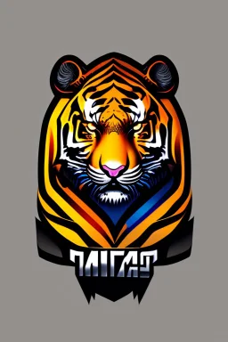 Gaming tiger avatar logo design