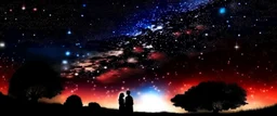 romantic night sky