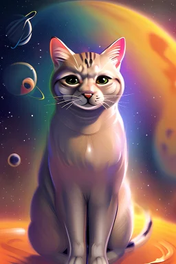 cat in space