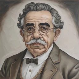 Portrait of Gabriel Garcia Marquez
