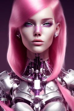 cyborg, pink hair, sexy, perfekt, real, dream