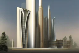 Unique building design for central bank of India. Make it world's tallest building