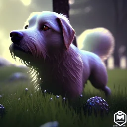 dog, , Unreal Engine 5, realistic, hyper detailed