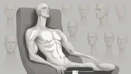 شخص جسمو عادي وصوتو رفيع قليلا ووجهو طولي