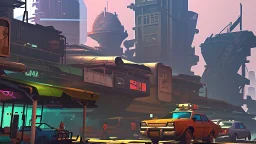 Smuggler City,dump,stylized,4k