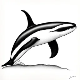 Orca drawing