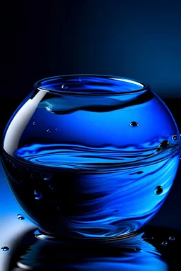 Blue liquid