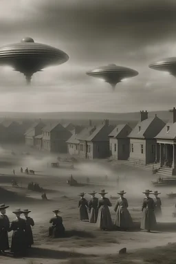 picture of the 1800s under an alien invasion