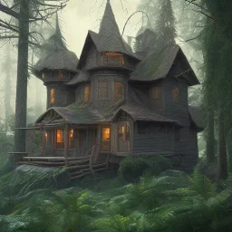 a old house in the forest, Realistic, Hyper-detailed, Insane details, Full Portrait, American Plain, Intricate details, Beautifully color graded, Unreal Engine, DOF, Super-Resolution, Megapixel, Cinematic Lighting, Anti-Aliasing, FXAA, TXAA, RTX, SSAO, Post-Production, CGI, VFX, SFX, Insanely detailed and intricate, Hyper maximalist, Hyper-realistic, Super detailed, Photography, Hyper-realistic, Volumetric, Photorealistic, ultra photoreal, ultra-detailed, intricate details, 8K, Super detailed