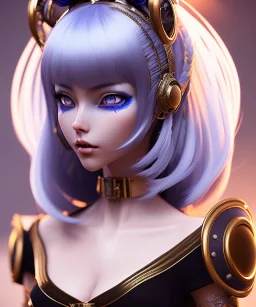 miqo'te character, wild blue hair, ominous, facepaint, waist up portrait, intricate, oil on canvas, masterpiece, expert, insanely detailed, 4k resolution, retroanime style, cute big circular reflective eyes, cinematic smooth, intricate detail, soft smooth lighting, soft pastel colors, painted Renaissance style