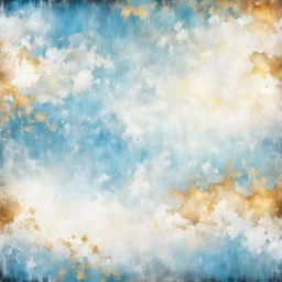 Hyper Realistic Sky-Blue, White & Golden Grungy-Rustic-Background