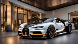 Bugatti Chiron Super sport MANSORY Fused with Rolls Royce Cullinan, Super Detailed, desktop wallpaper, 4K