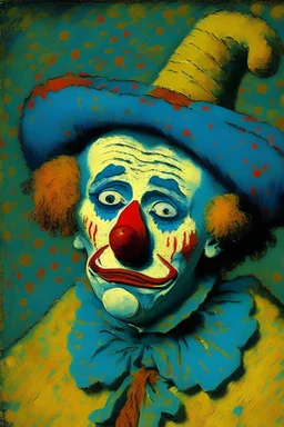 clown by van gogh