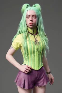 Billie Eilish, corset