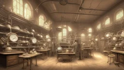 old time chemistry lab