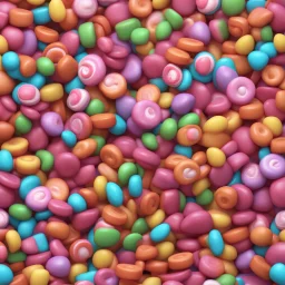 candy girl, stylized 3d. pixar, cartoon