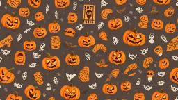 Halloween seamless pattern