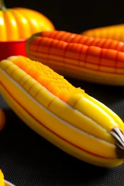 Candy corn on the cob