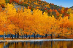 Autumn scene at northeast china