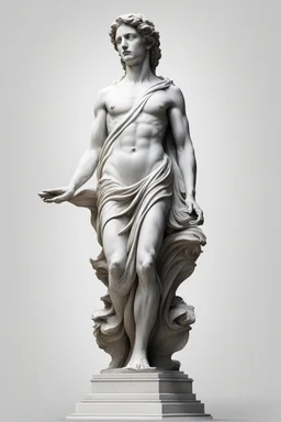 оформление со статуей