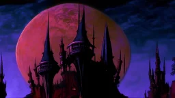 castle at night