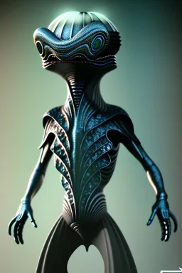 alien, Wraith, 8k, finely detailed, photo realistic.