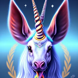 Dibujo de un Unicornio con estilo de Caravaggio