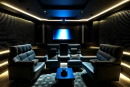 a dedicated home cinema room