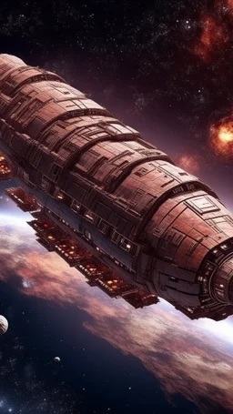 In the galaxy a huge cigar spaceship 13Atlas crash on earth