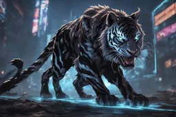 Venom beast in 8k solo leveling shadow artstyle, white tiger them, neon effect, close picture, full body, apocalypse, intricate details, highly detailed, high details, detailed portrait, masterpiece,ultra detailed, ultra quality