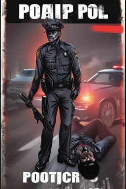 dead police corpse