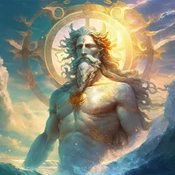 Aere, the God of the Dawn, The Sea, Space and Time. God of mankind and summer. The Father