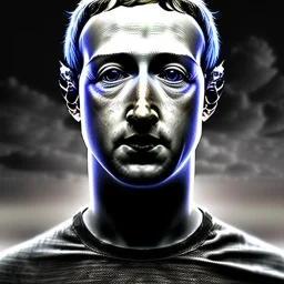 mark zuckerberg holding a flower by hr giger, trending on artstation, realistic, detailed, concept art, horror, illustration