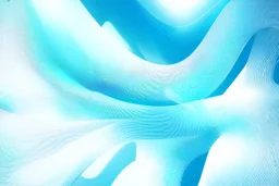 an abstract graphic of flowing lines and shapes meant to convey clean air, mostly white