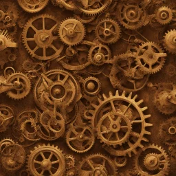 steampunk machinery gears