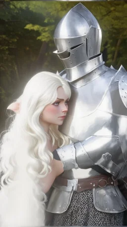 elf with the knight realistic