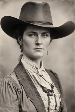 Sarah Bowman, dubbed “The Great Western,” was a female rancher and cattle driver who rose to prominence as one of Texas’ most successful female ranchers in the mid-1800s. She was born in Tennessee in the 1810s and came to Texas as a young woman with her family. Sarah rapidly got into the ranching business, working as a cattle driver and ranch worker. She was well-known for her firearms skills and for her toughness when dealing with challenging livestock. She eventually married a rancher, Charl