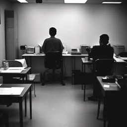 oficina de empleo; fotografía real, realizada con cámara Leica y objetivo de 50mm