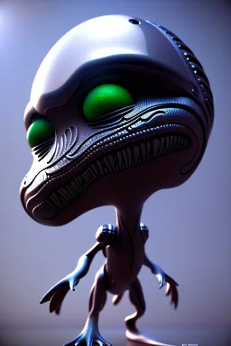 full length aliens clean art NFT, blender 3d