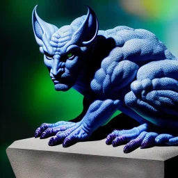 Ultra detailed fullbody Portrait in oil on canvas of stone Xmen Nightcrawler gargoyle on Garden,intense stare,extremely detailed digital painting, extremely detailed face,crystal clear Big glowing eyes, mystical colors ,perfectly centered image, perfect composition, rim light, beautiful lighting,masterpiece,8k, stunning scene, raytracing, anatomically correct, in the style of robert e howard and Ken Kelley and Ohrai Noriyoshi and Simon Bisley and tomzj1