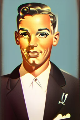 1950s portrait of gay man