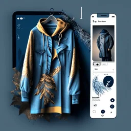 Social media design for a clothing