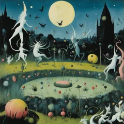 Le Jardin des délices (The Garden of Earthly Delights) Peinture from the horror monster series collector cards (1961)