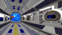 interior of deep space station