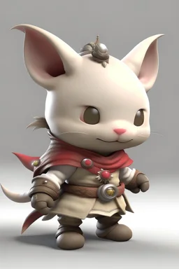 moogle from final fantasy 14 render