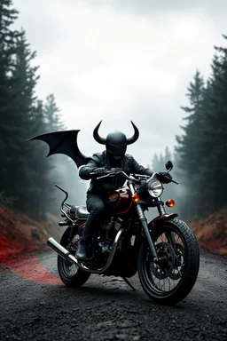 The Devil biker