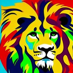 lions pop art